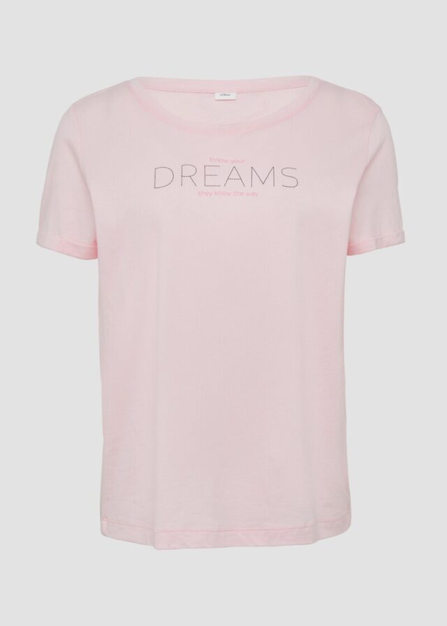 Pyjamashirt mit Print-Detail