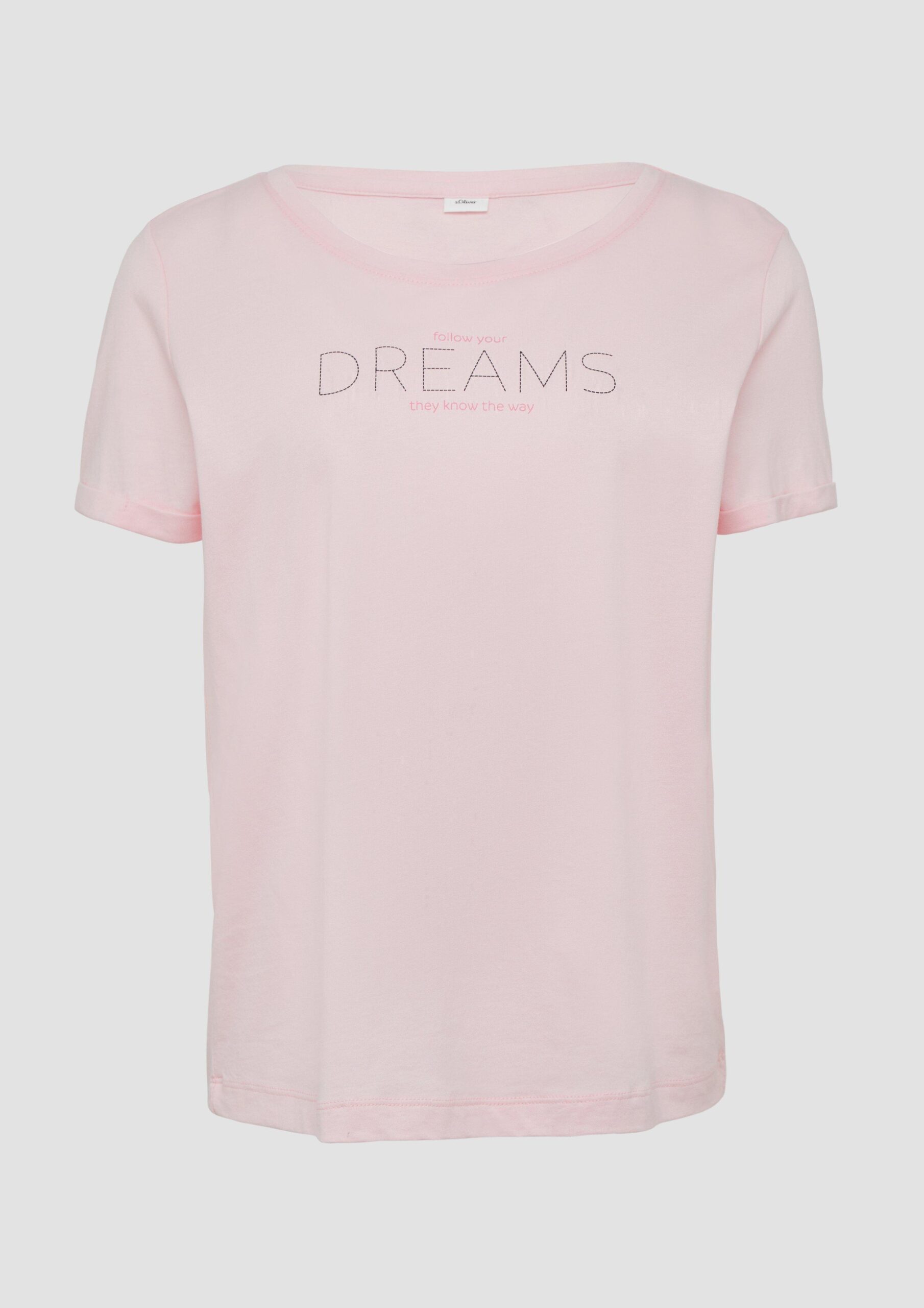 Pyjamashirt mit Print-Detail