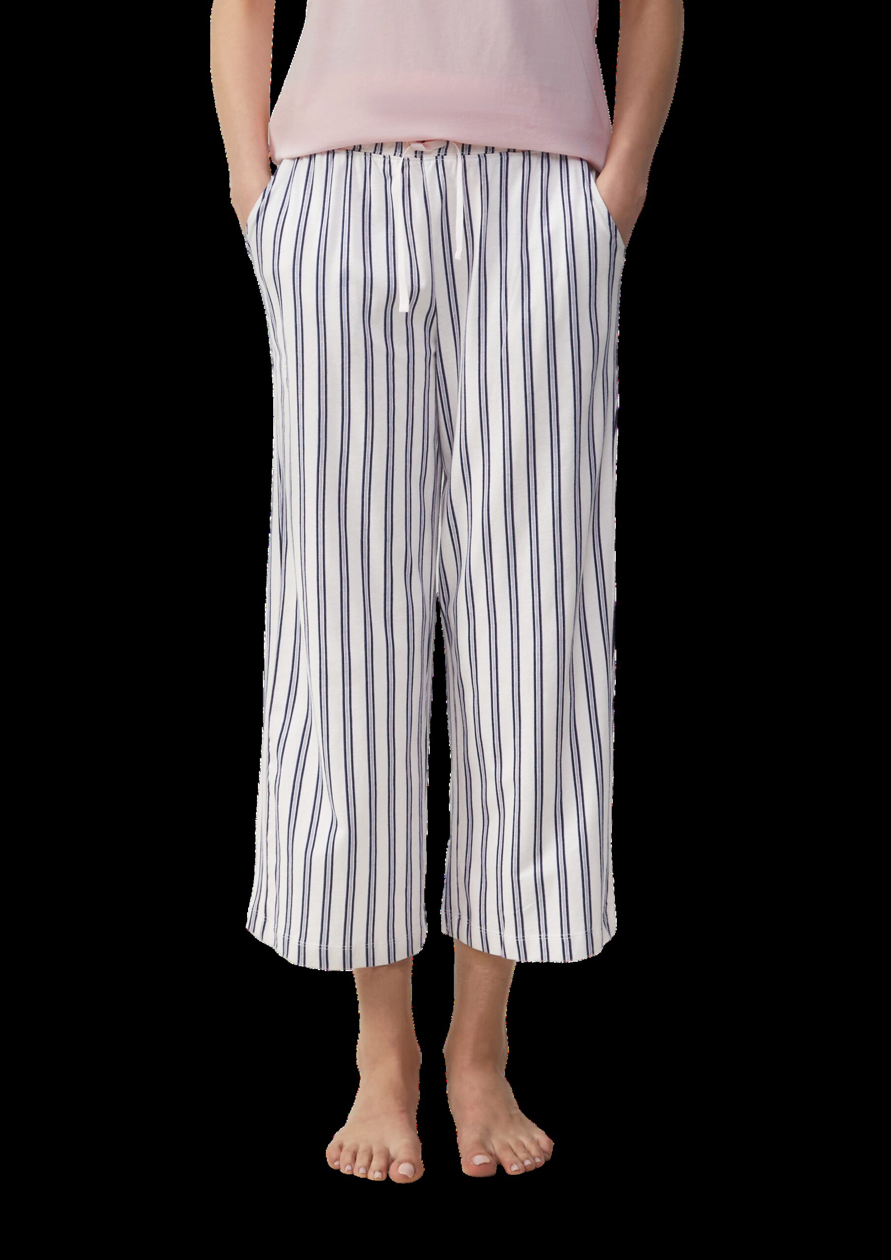 Culotte-Schlafhose mit All-over-Print