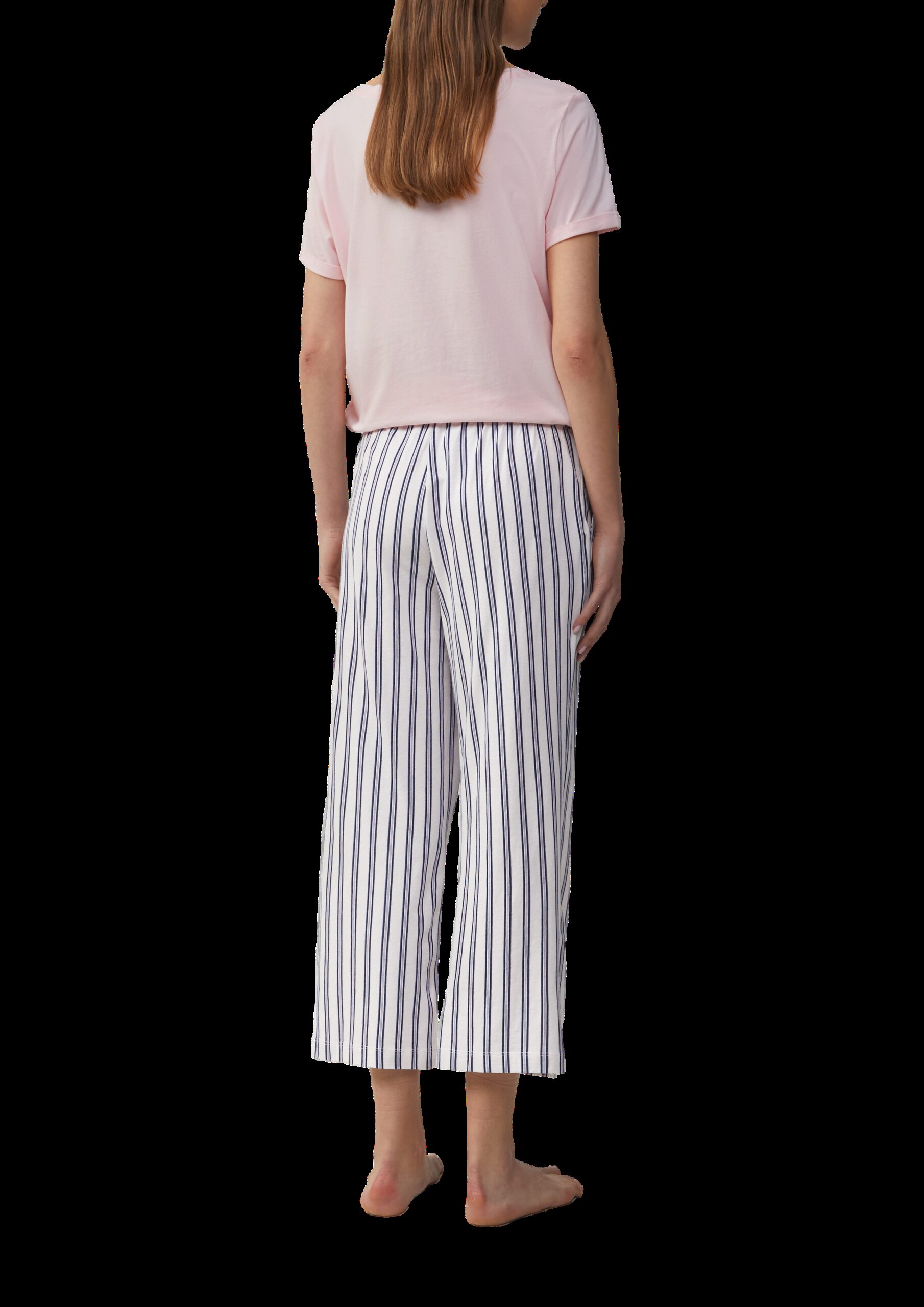 Culotte-Schlafhose mit All-over-Print