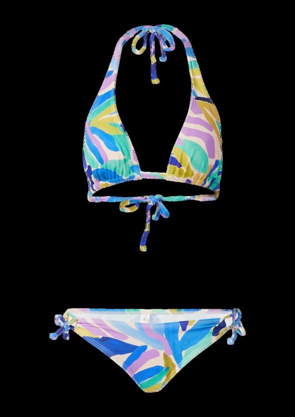 Bikini mit Triangel-Top und abstraktem Muster