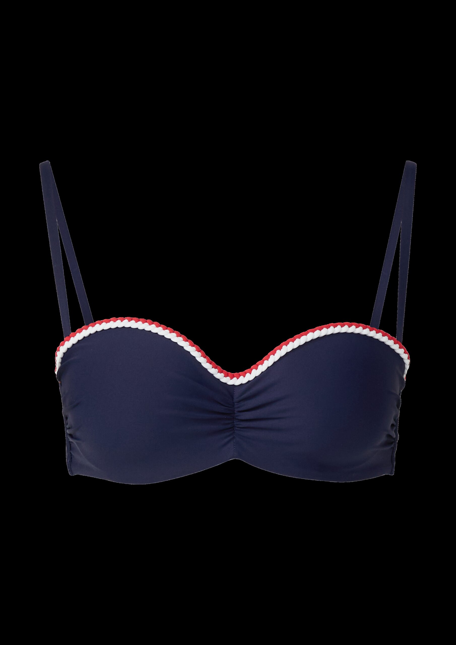 Bandeau-Bikini-Top mit Zierborte Mix & Match