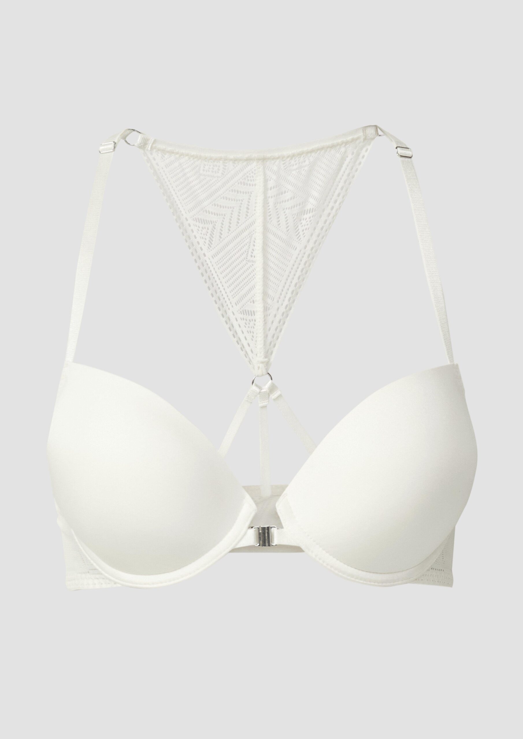 Push-up-BH mit praktischem Vorderverschluss und graphischer Spitze