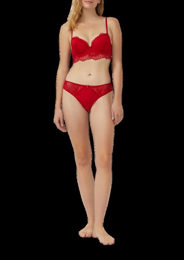 Push-Up-BH aus floraler Spitze