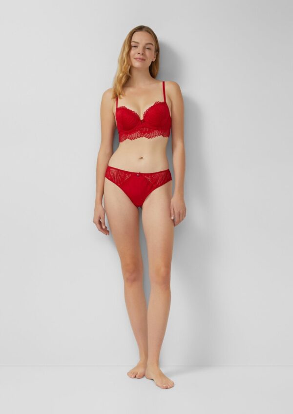 Push-Up-BH aus floraler Spitze