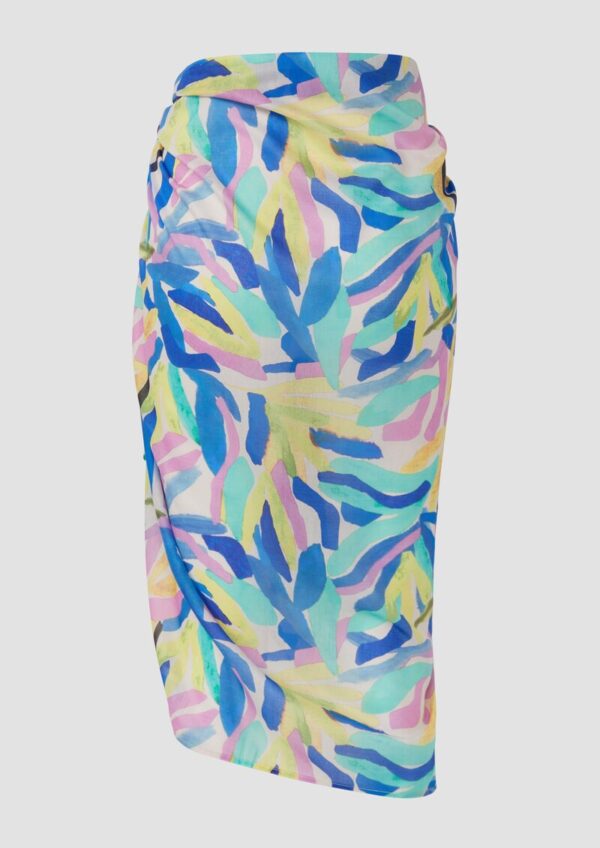 Bunt gemusterter Strandpareo