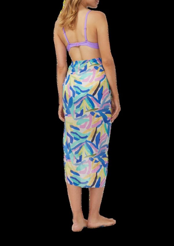 Bunt gemusterter Strandpareo