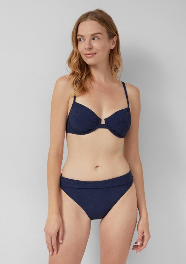 Bikinihose mit Strukturmuster