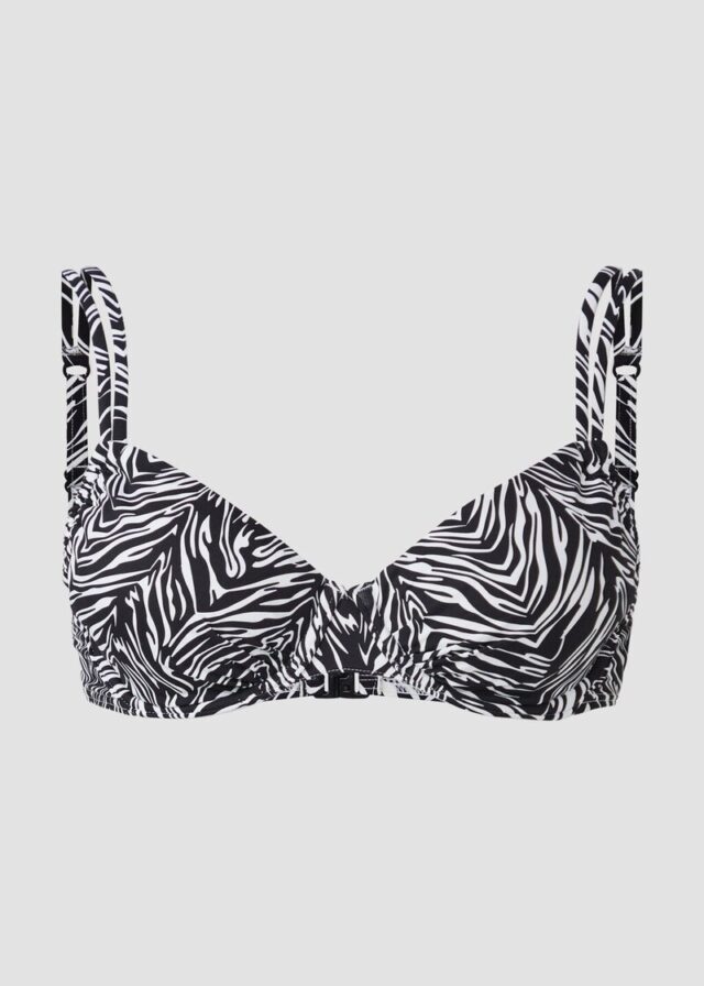 Bügel-Bikini-Top mit abstraktem Muster Mix & Match