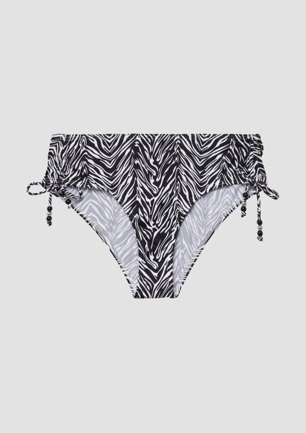 Mix & Match Bikinihose mit Animalmuster