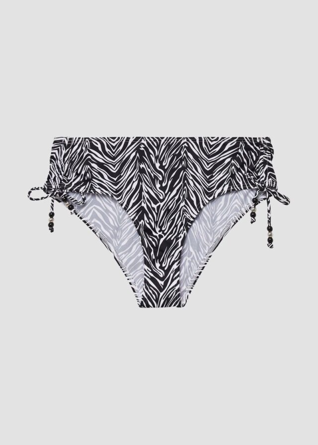 Mix & Match Bikinihose mit Animalmuster
