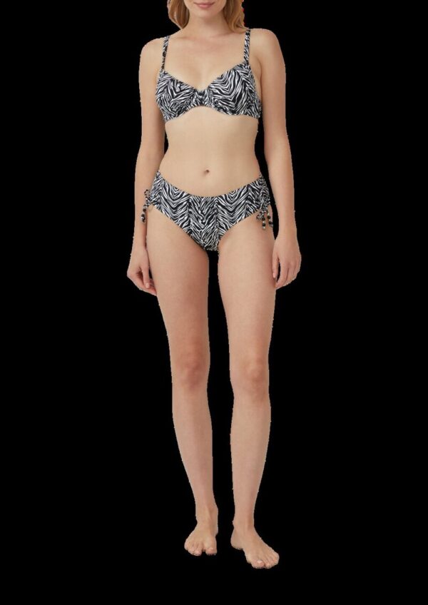 Mix & Match Bikinihose mit Animalmuster
