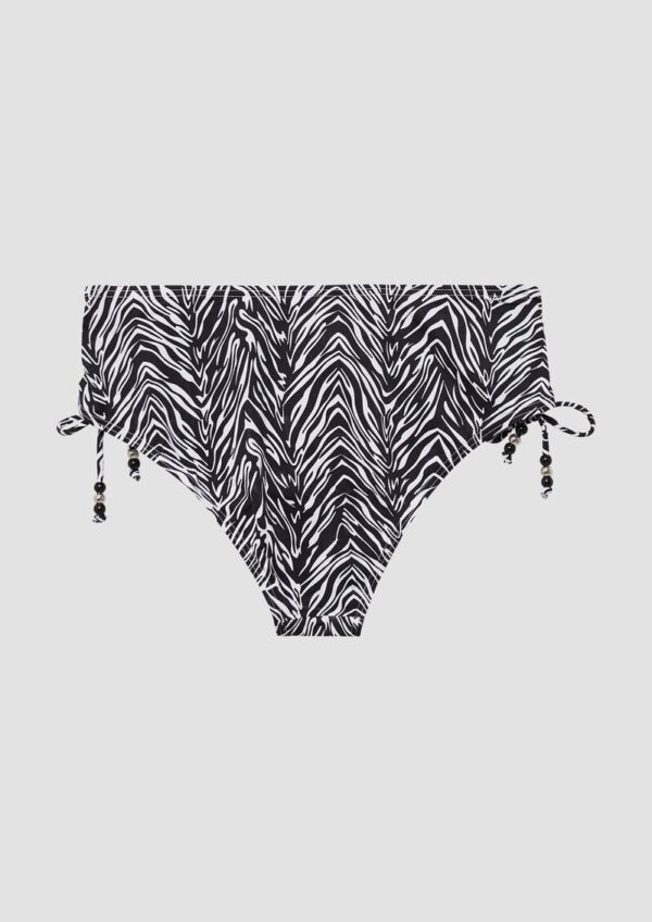 Mix & Match Bikinihose mit Animalmuster