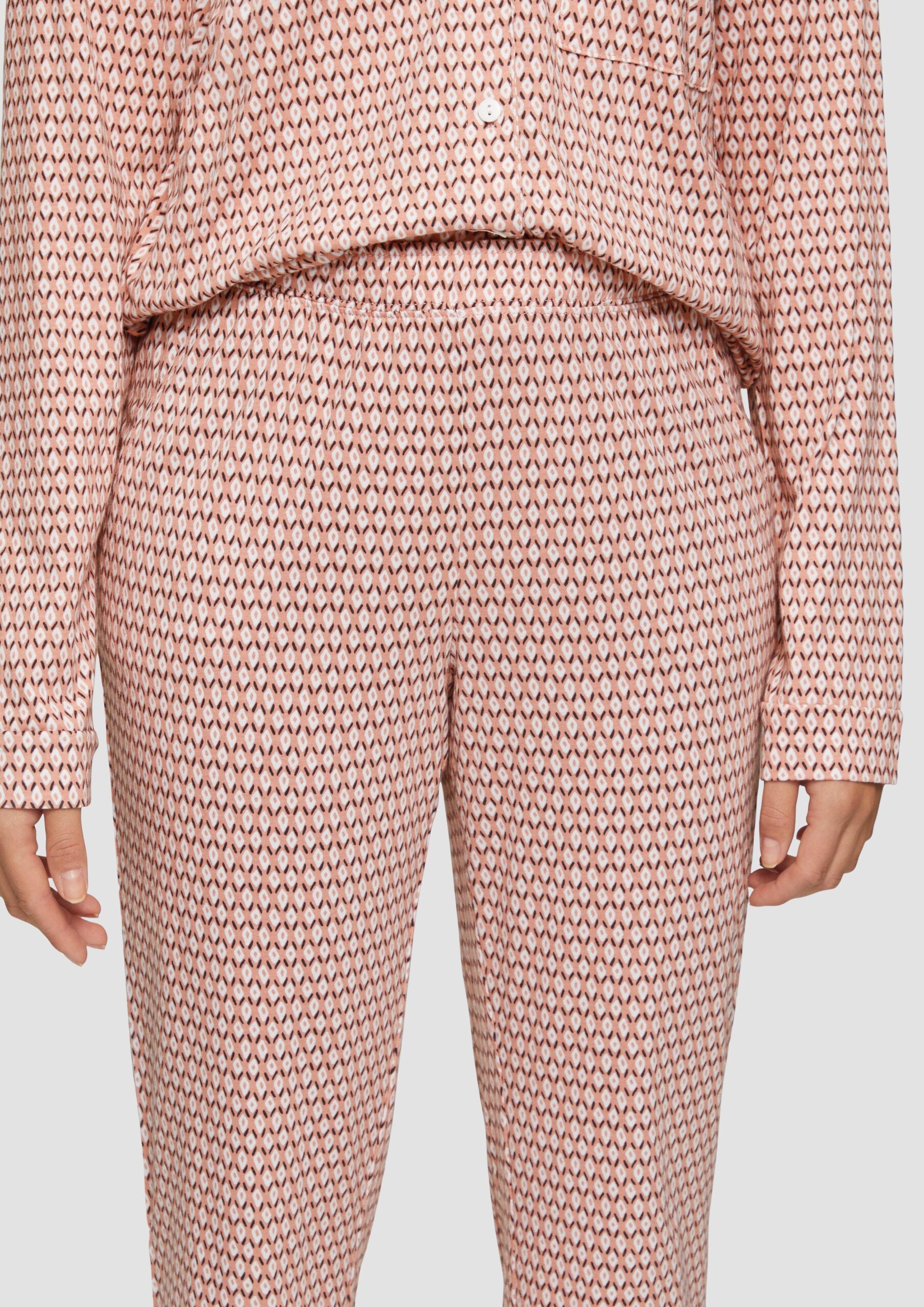 Pyjama mit All-over-Print