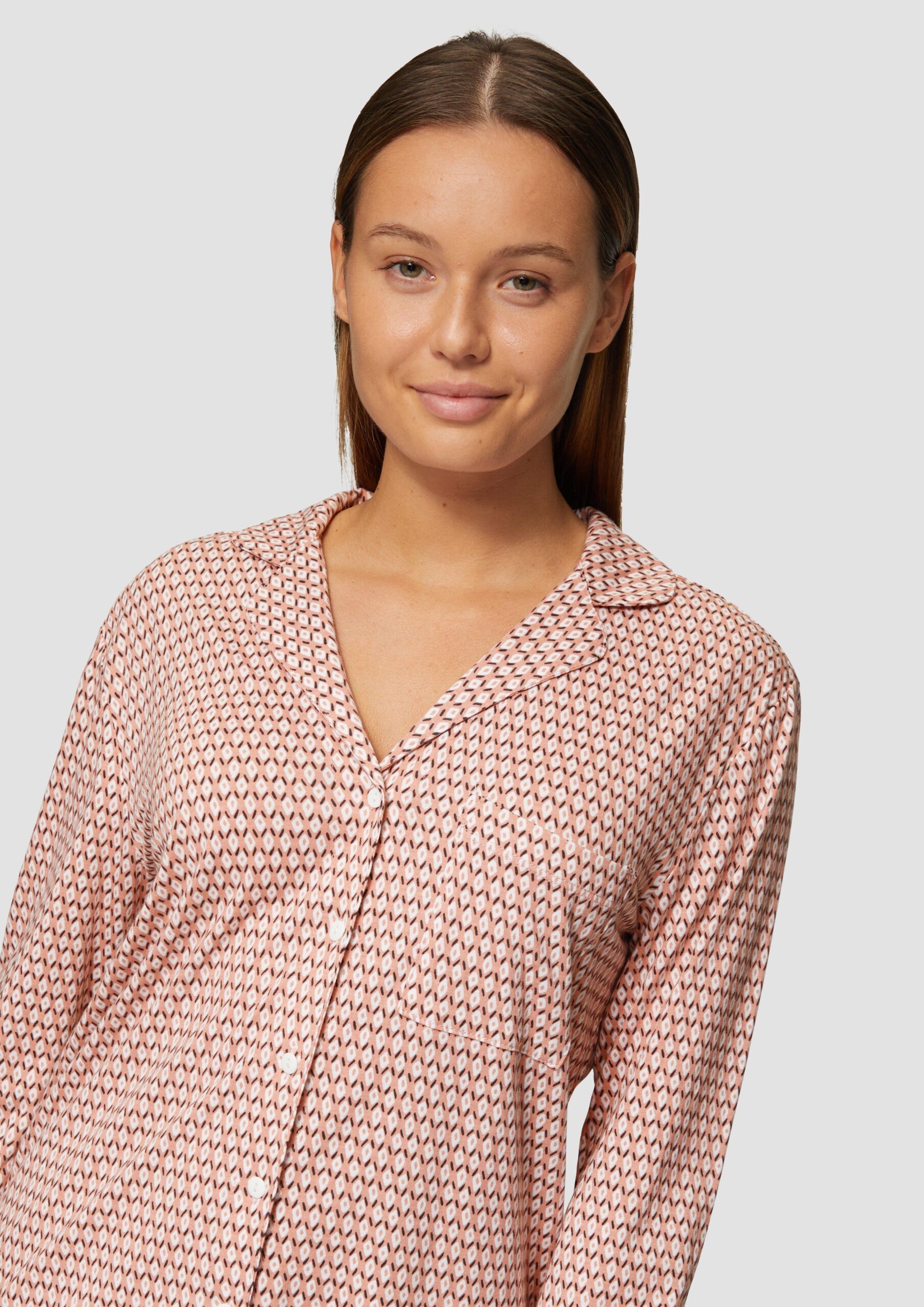 Pyjama mit All-over-Print