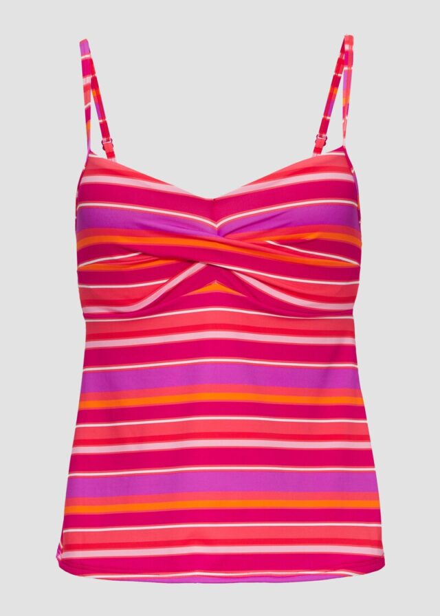 Gestreiftes Bügel-Tankinitop