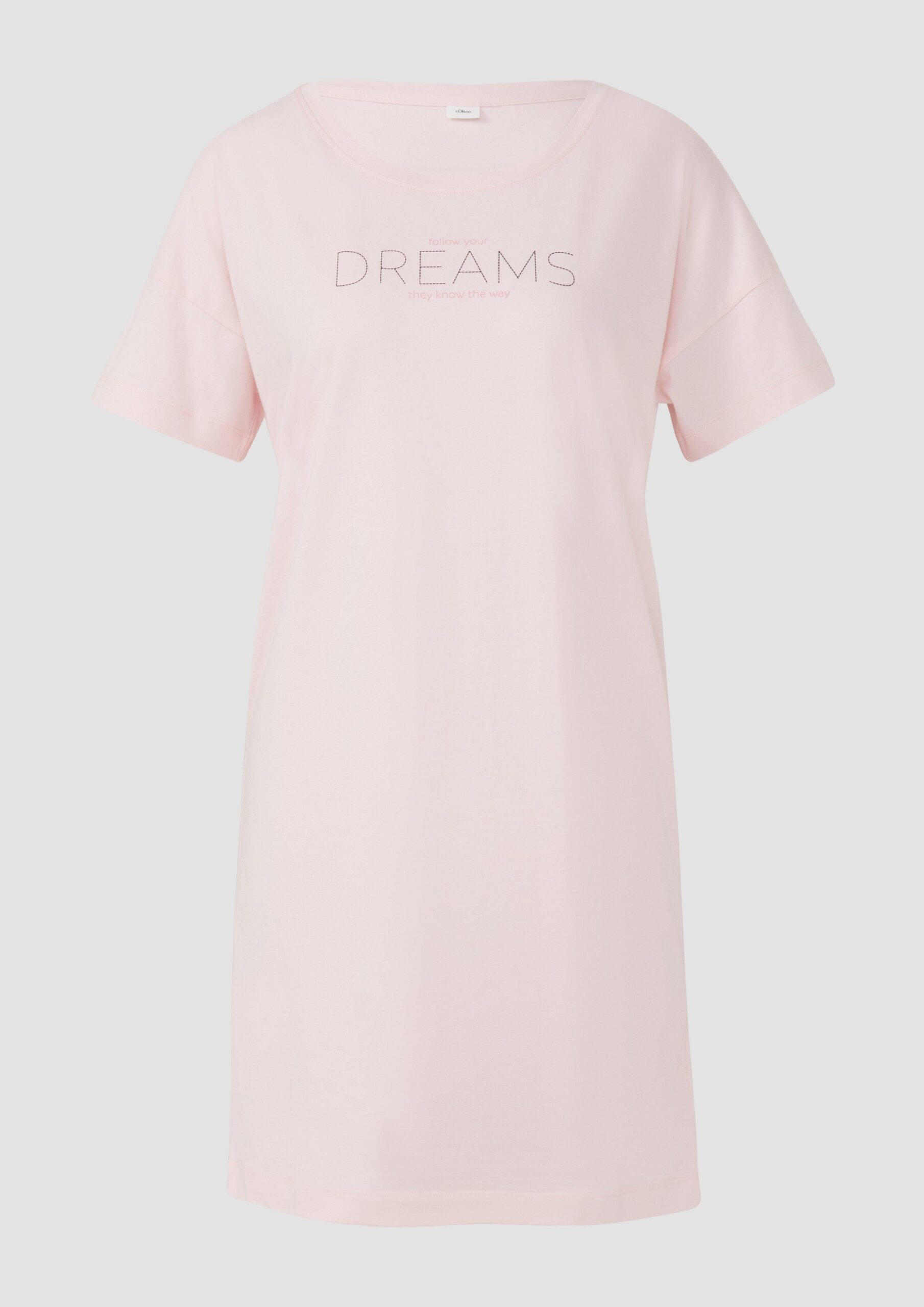 Nachthemd mit Schriftprint