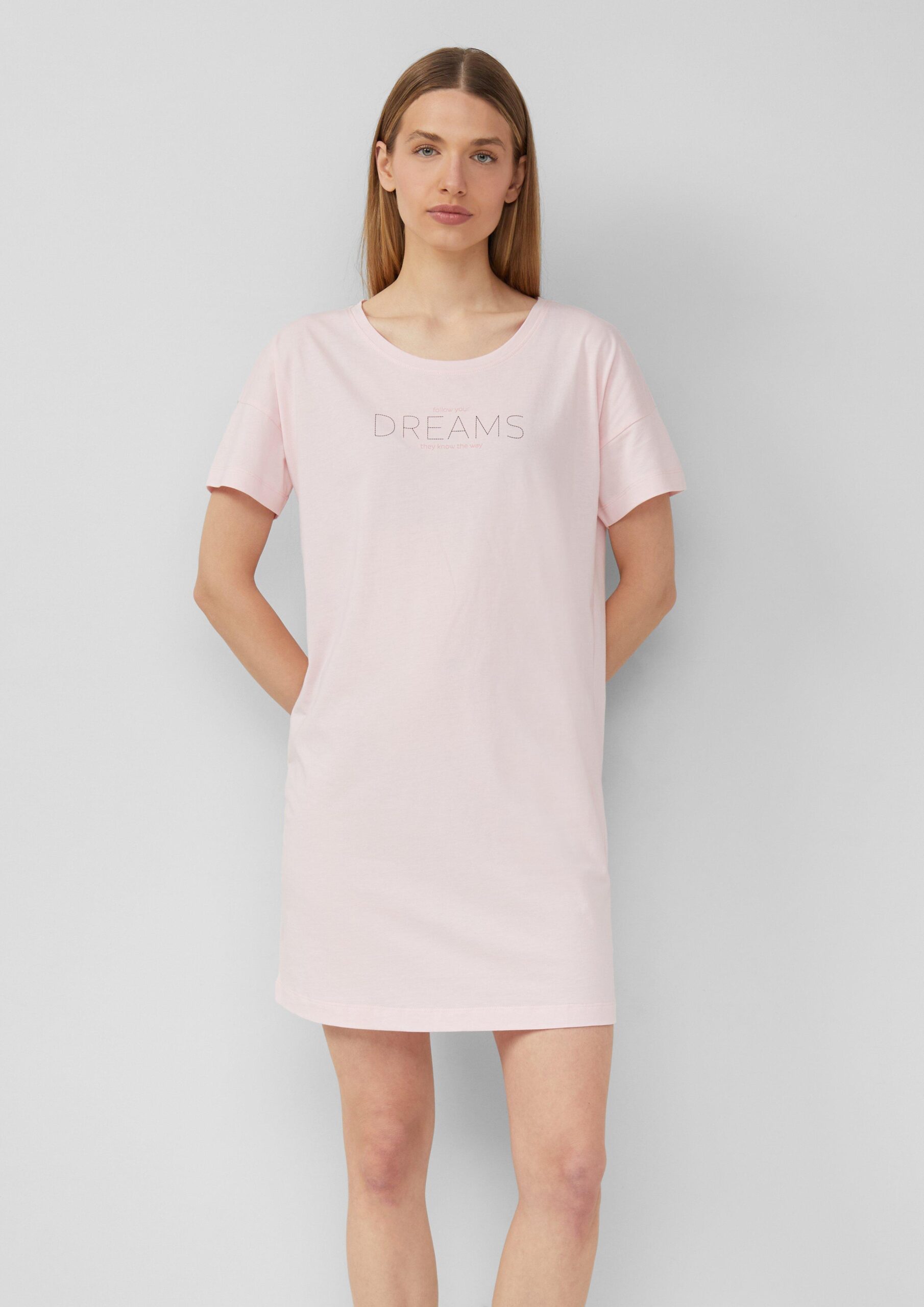 Nachthemd mit Schriftprint
