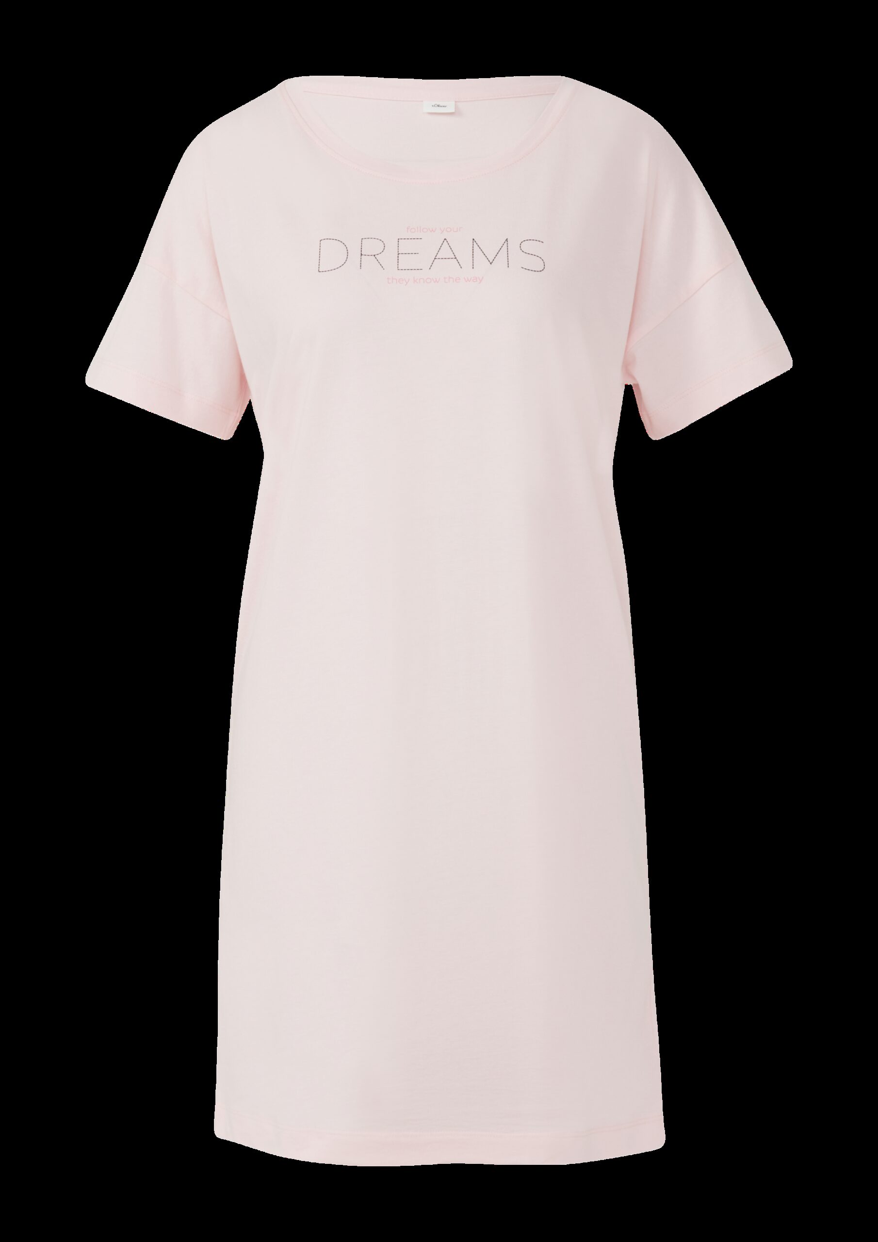 Nachthemd mit Schriftprint