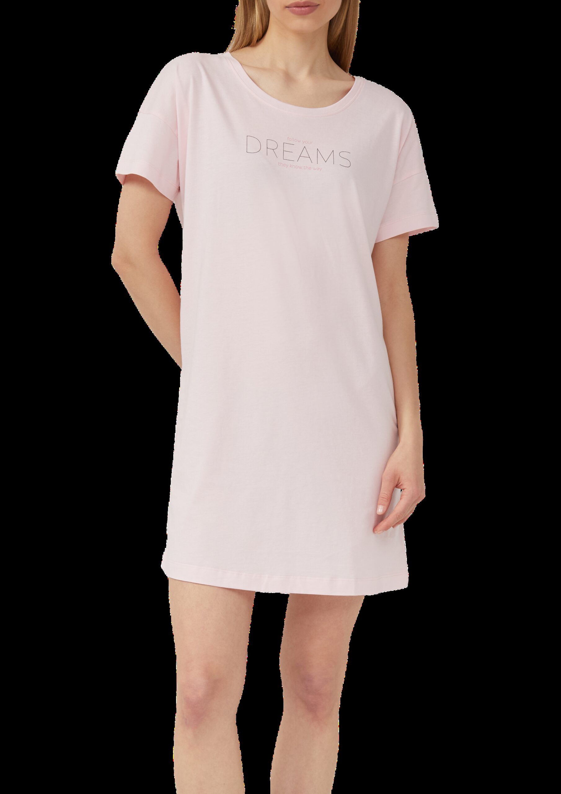 Nachthemd mit Schriftprint