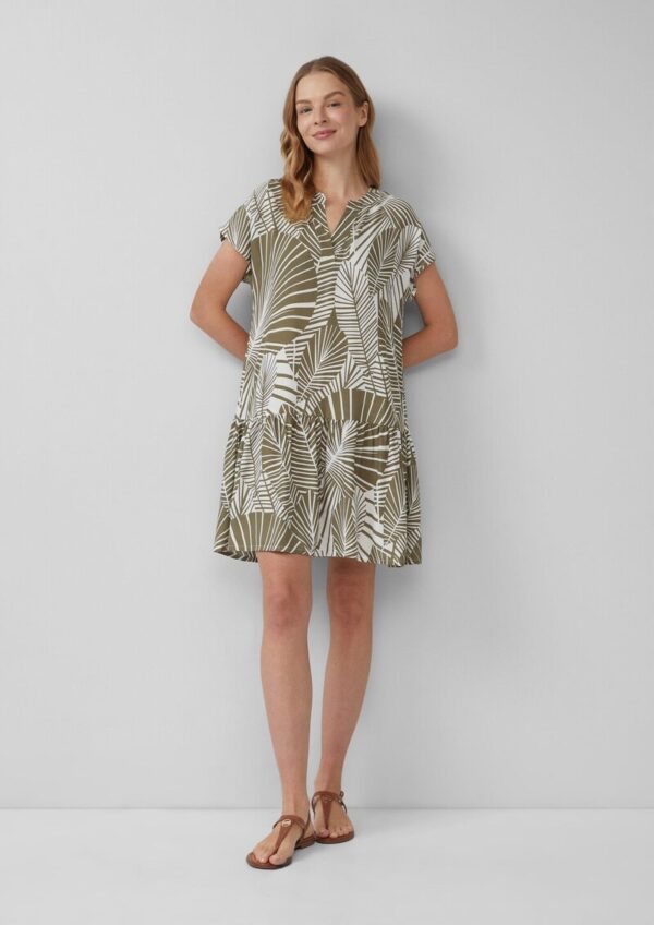 Strand-Kleid mit Palmen-Print