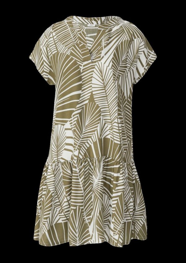 Strand-Kleid mit Palmen-Print