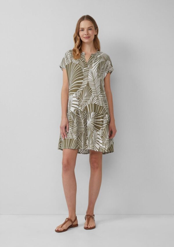 Strand-Kleid mit Palmen-Print