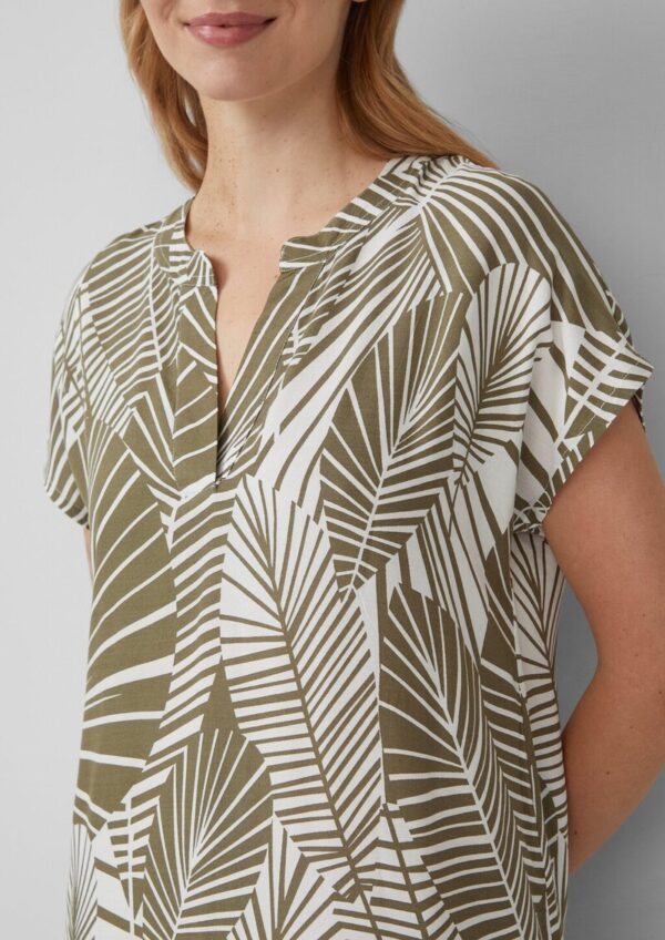 Strand-Kleid mit Palmen-Print