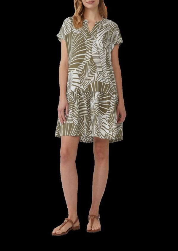 Strand-Kleid mit Palmen-Print
