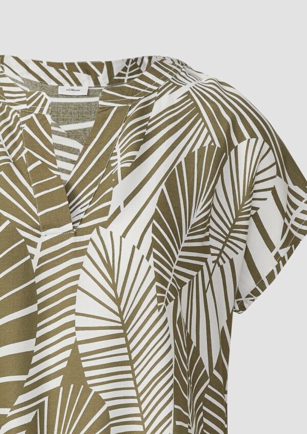 Strand-Kleid mit Palmen-Print