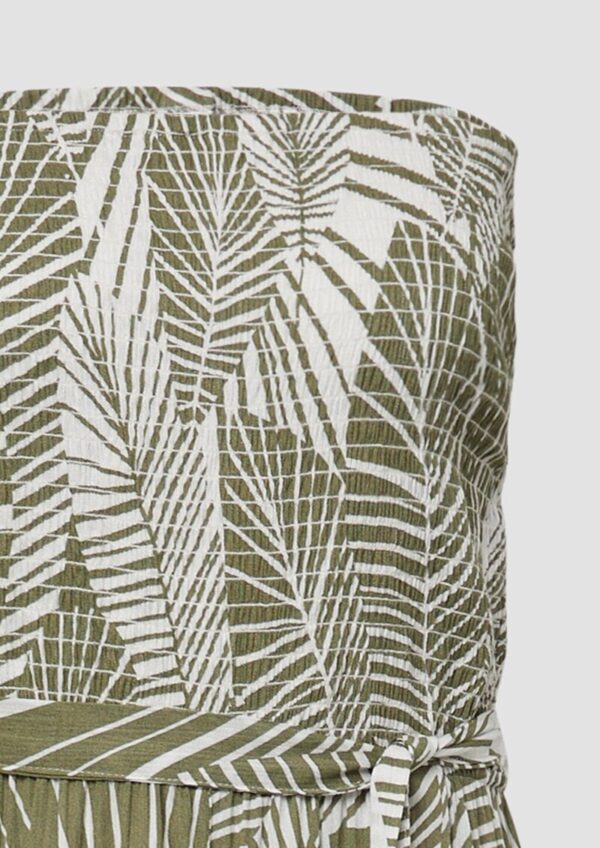 Strand-Overall mit Palmen-Print