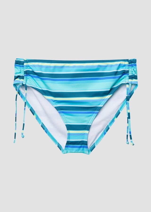 Bikinihose im Streifenprint