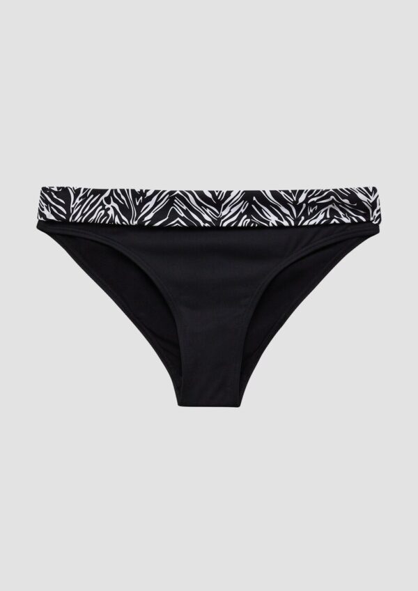 Mix & Match Bikinihose mit Animal-Print