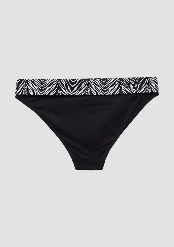 Mix & Match Bikinihose mit Animal-Print