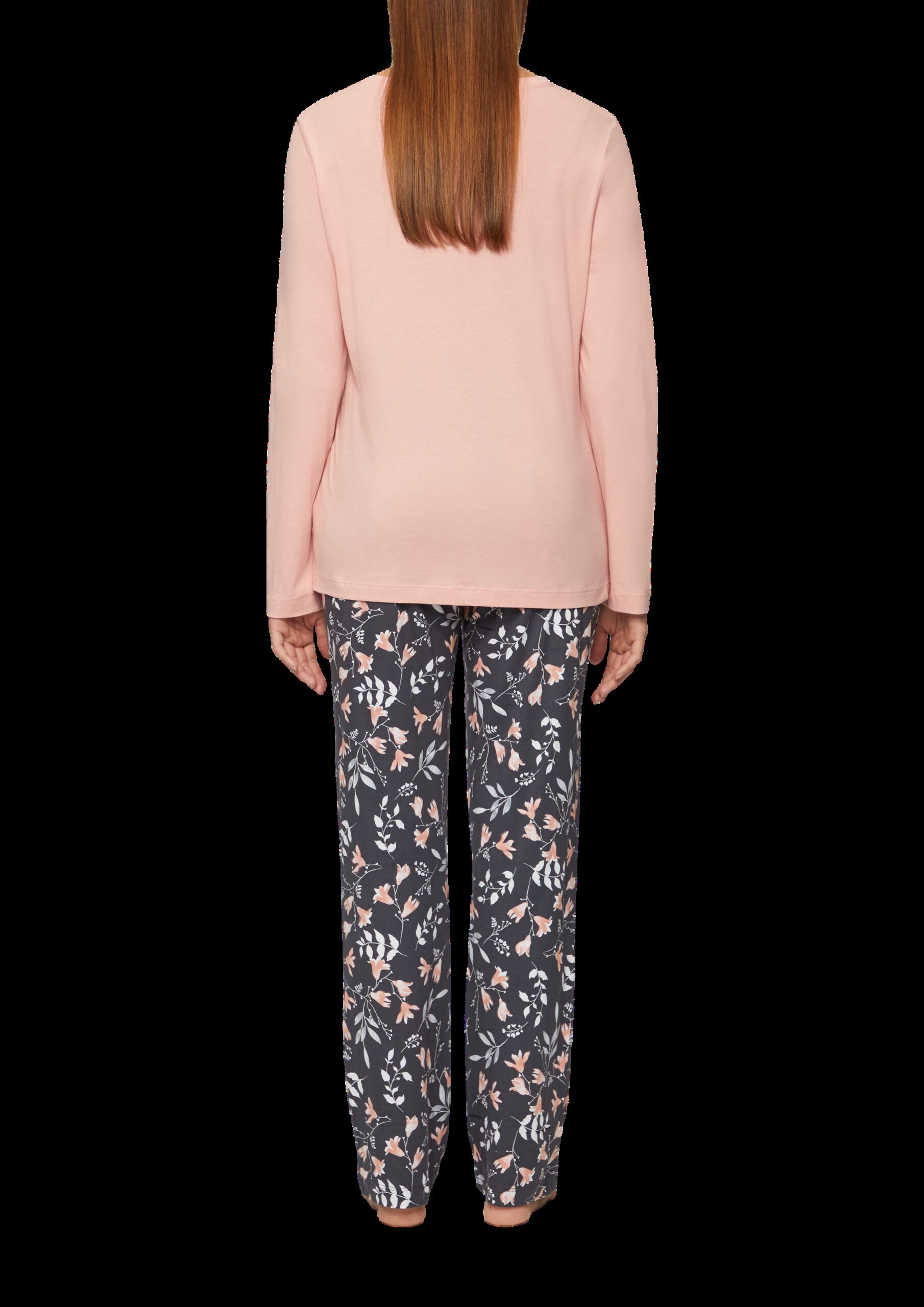 Kuschliger Pyjama mit Print-Details