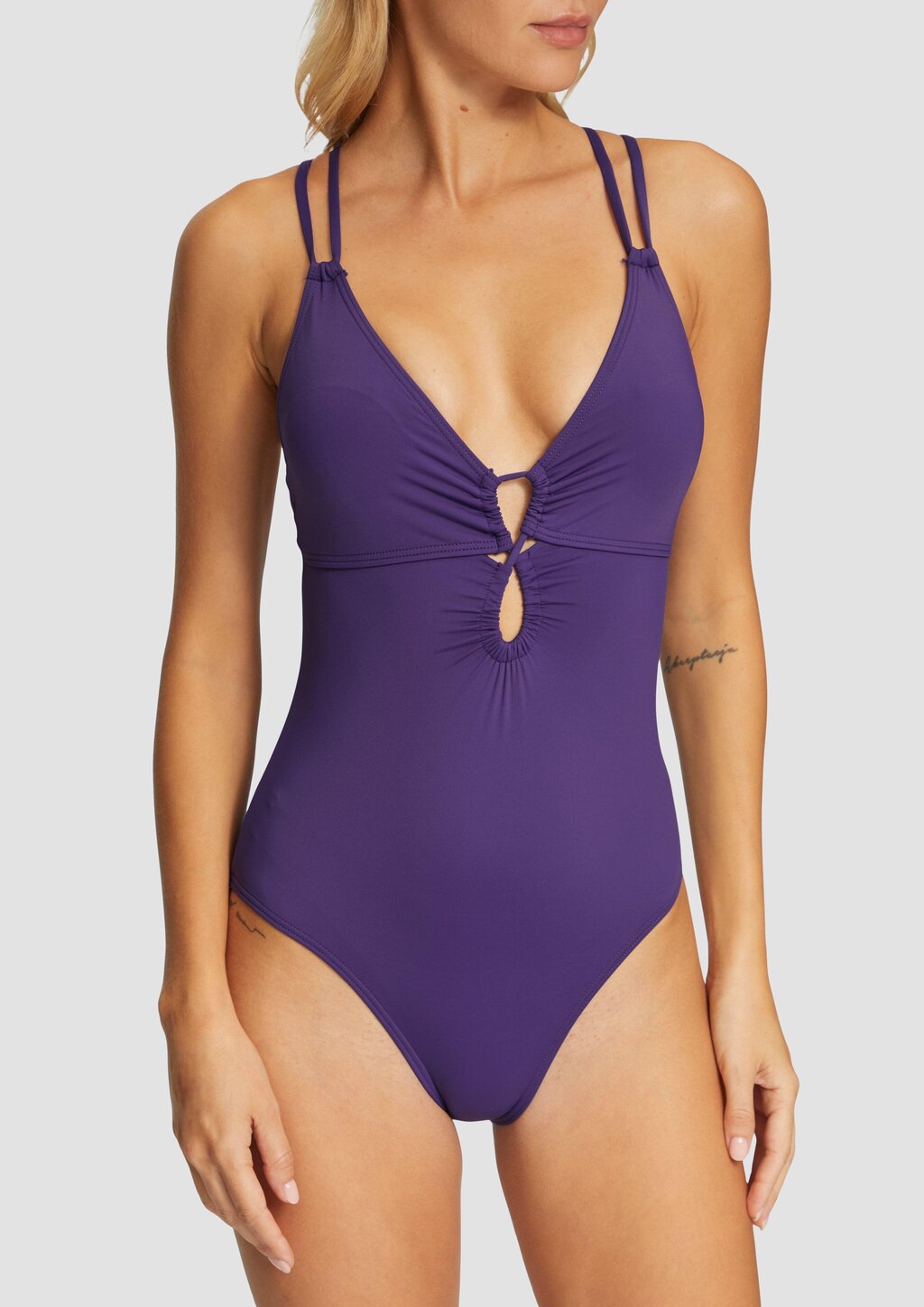 Badeanzug mit Doppelträgern