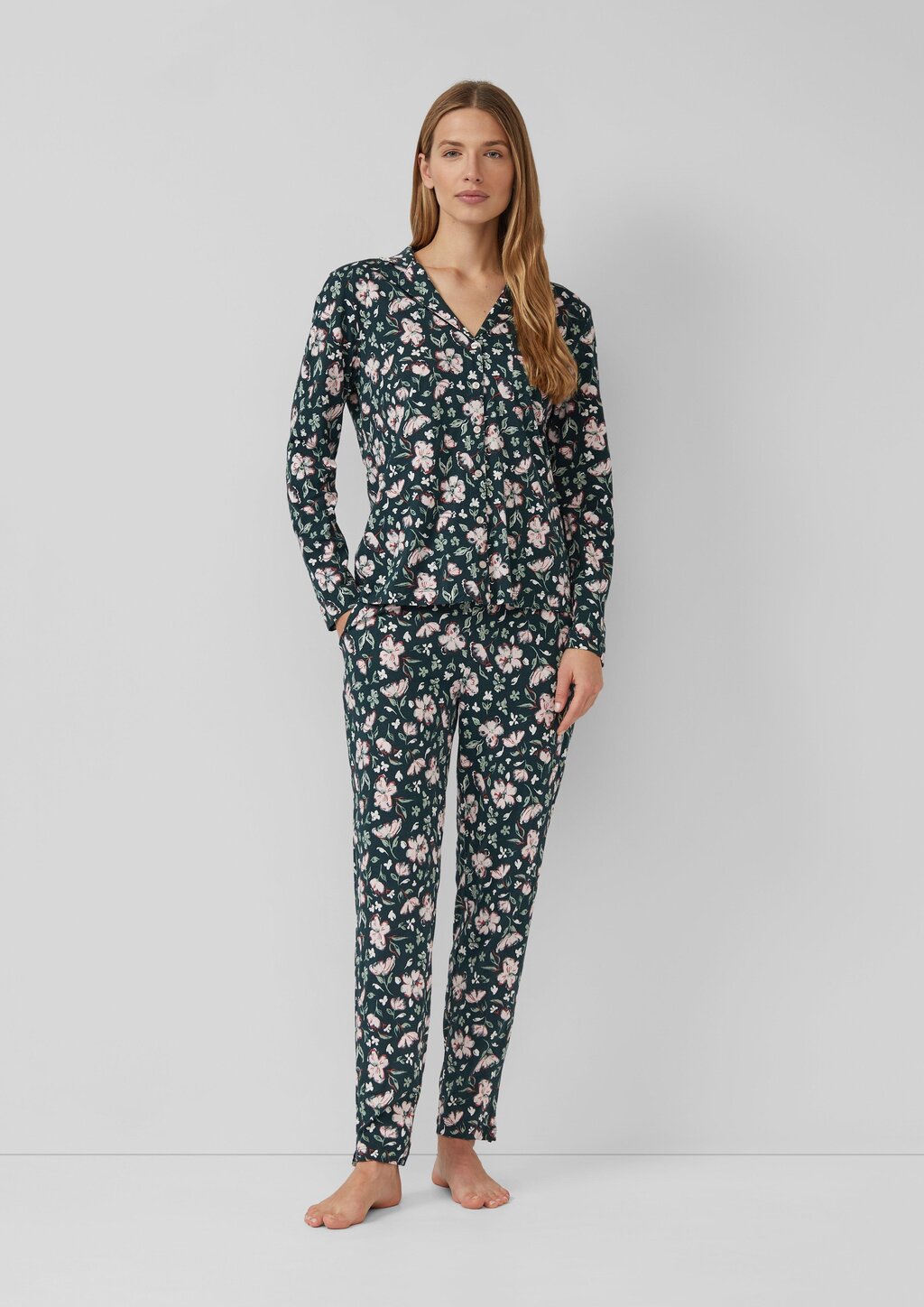 Pyjama-Hose mit Gummibundzug und Eingrifftaschen