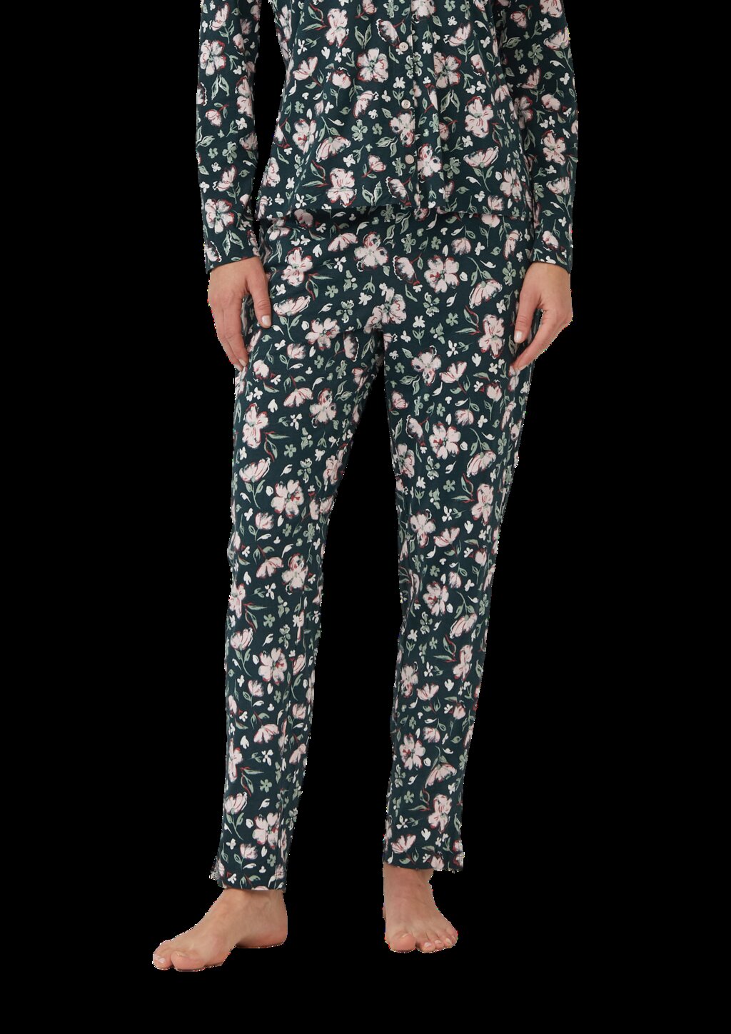 Pyjama-Hose mit Gummibundzug und Eingrifftaschen