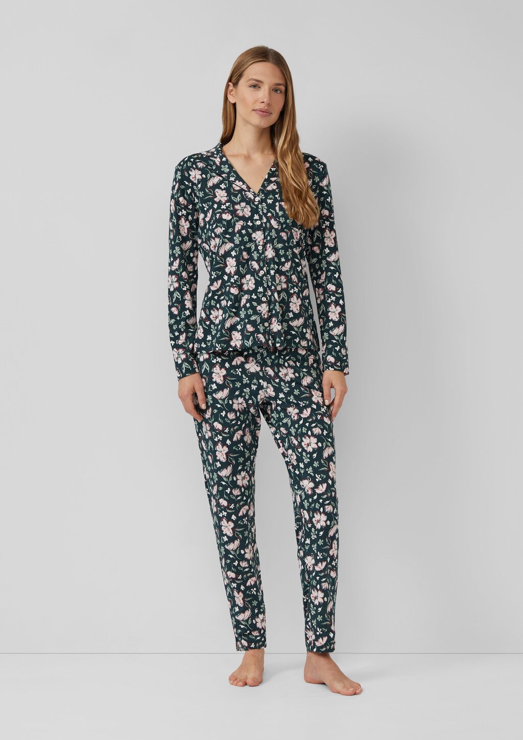 Pyjama-Hose mit Gummibundzug und Eingrifftaschen