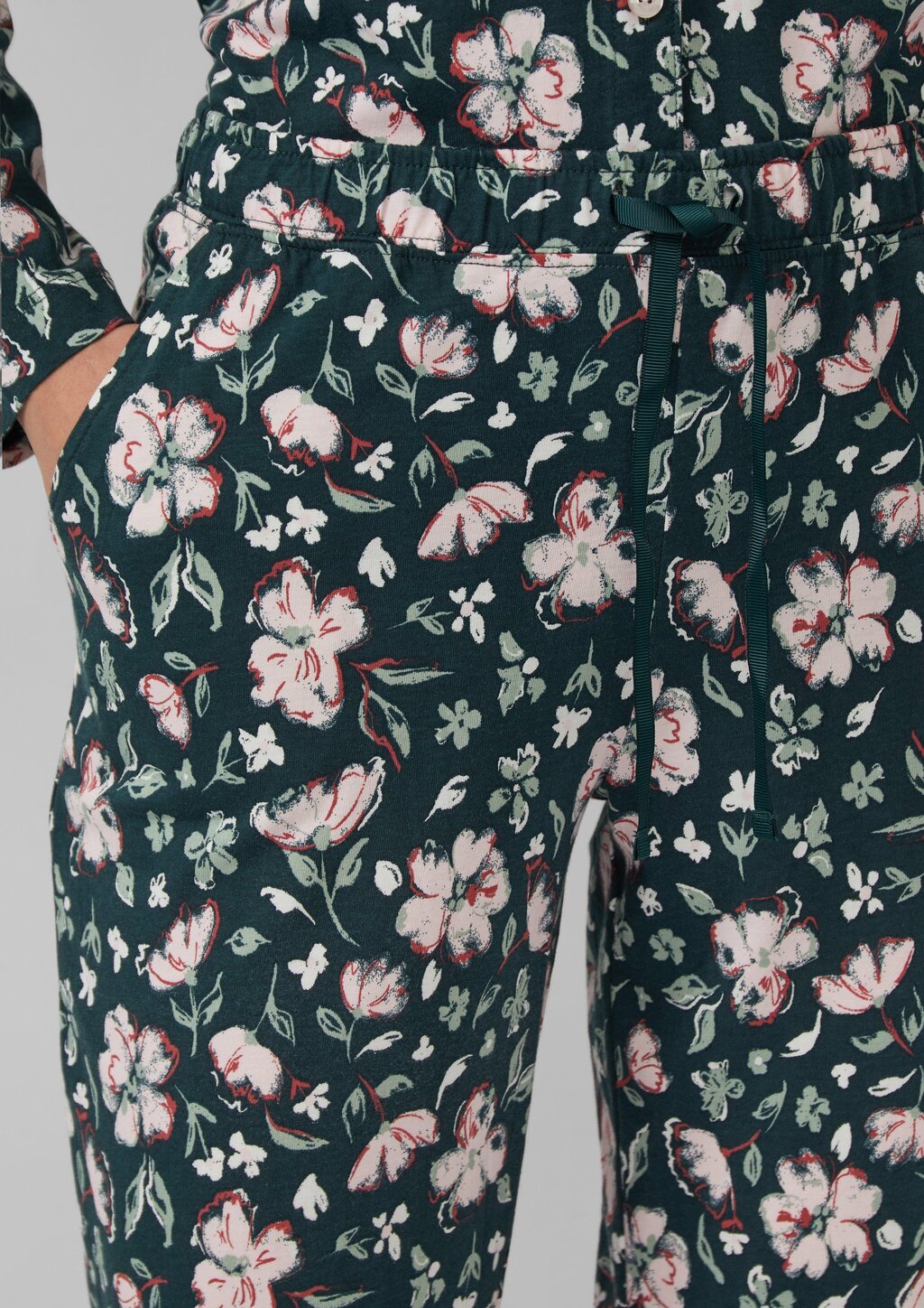 Pyjama-Hose mit Gummibundzug und Eingrifftaschen