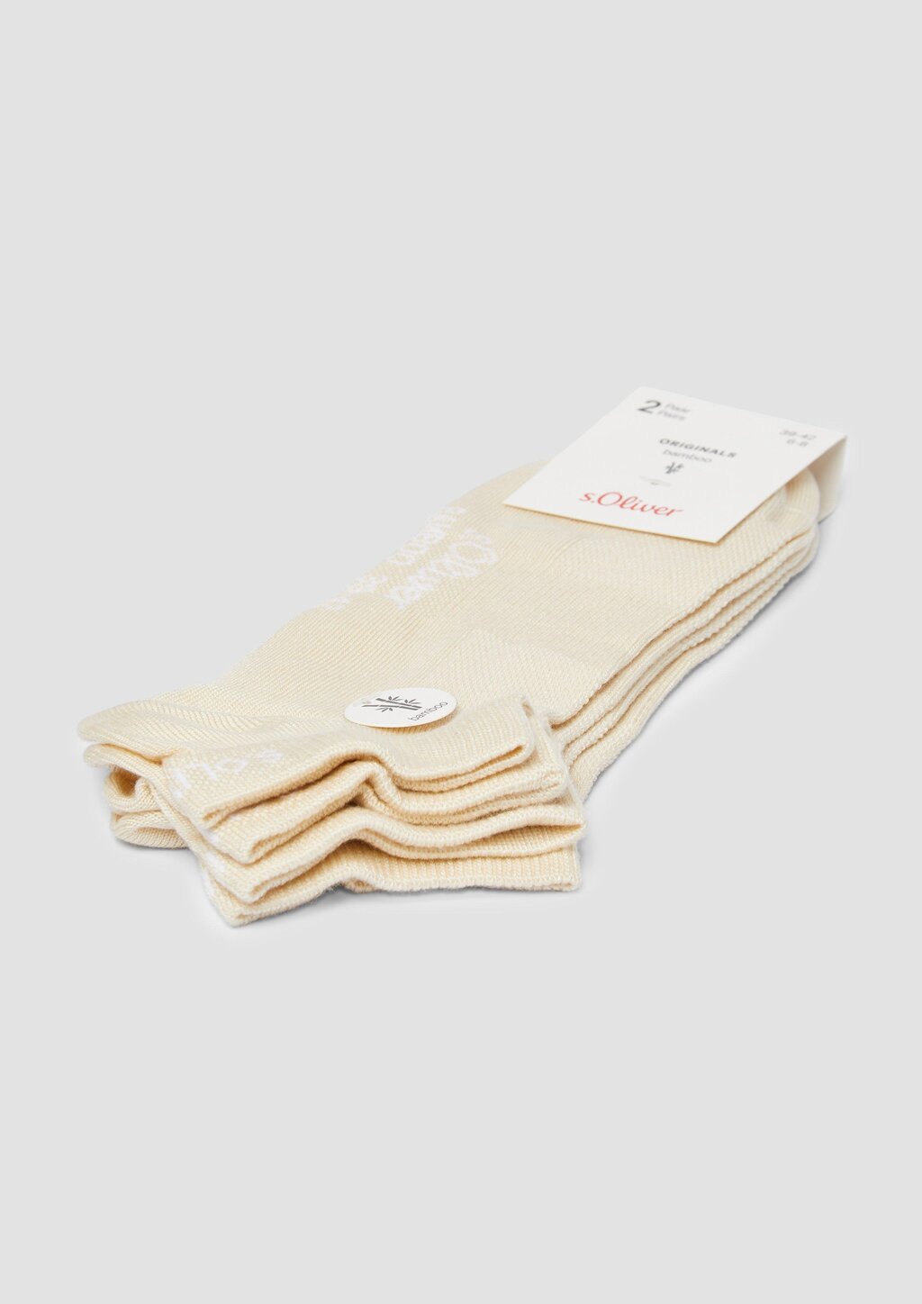 Bambus-Sneakersocken im 2er-Pack