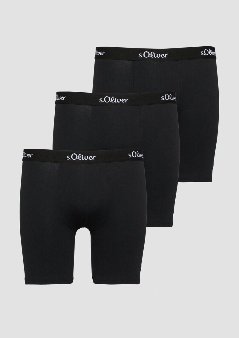 Boxershorts mit verlängertem Bein im 3er-Pack