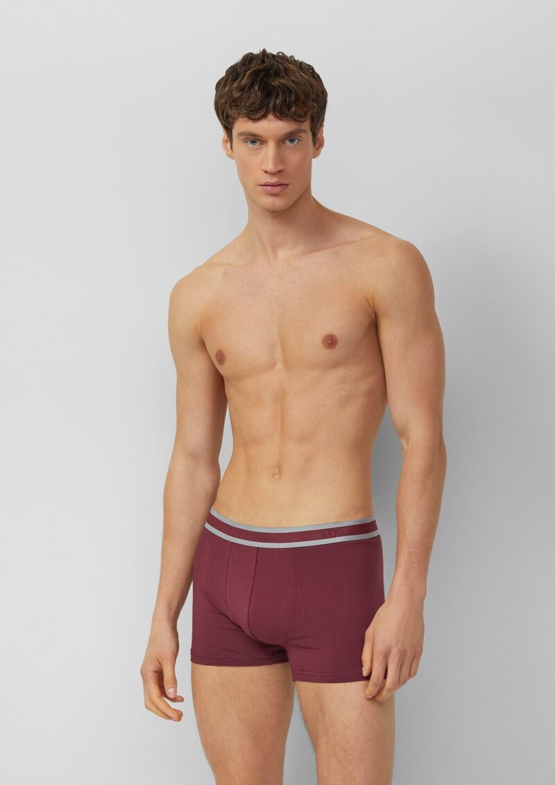 3er-Pack Boxershorts mit abgesetztem Gummizugbund