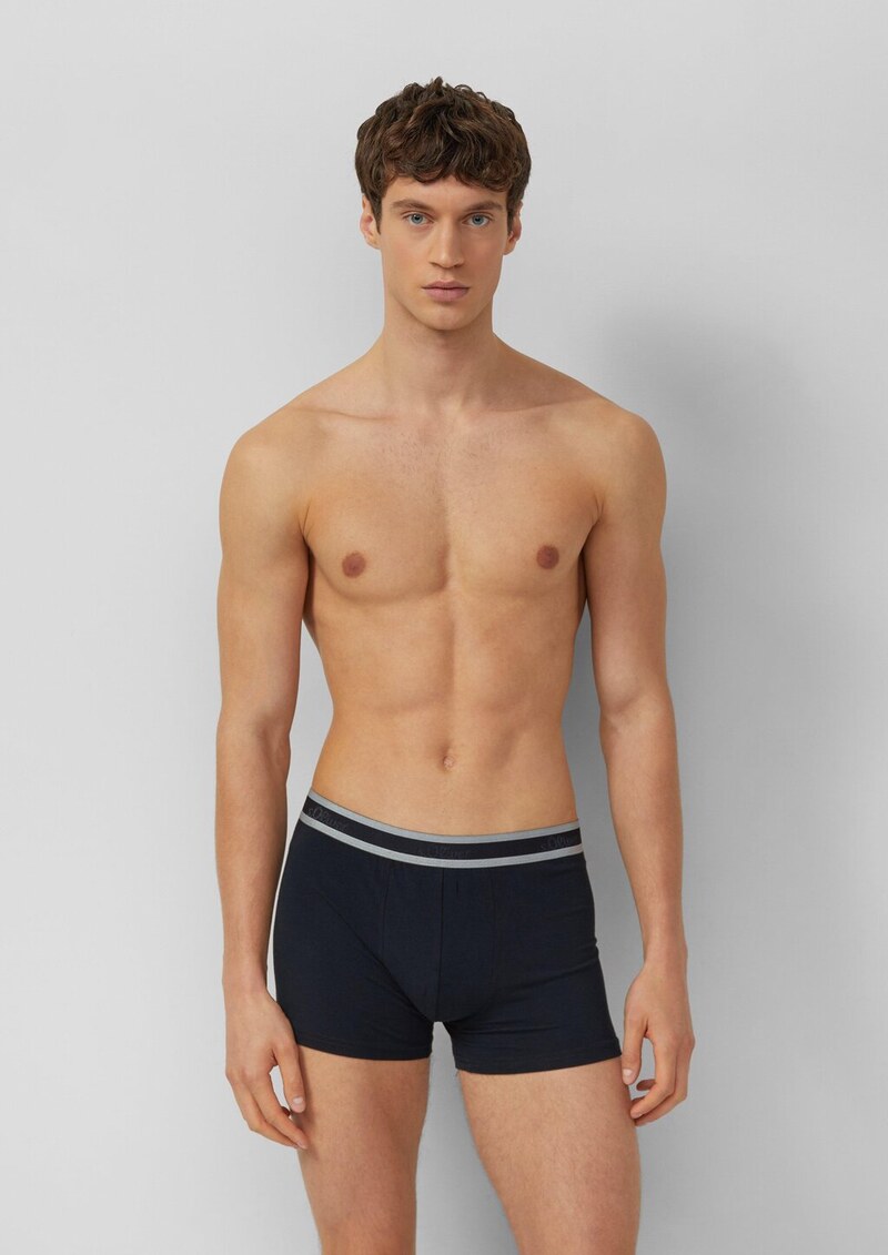 3er-Pack Boxershorts mit abgesetztem Gummizugbund