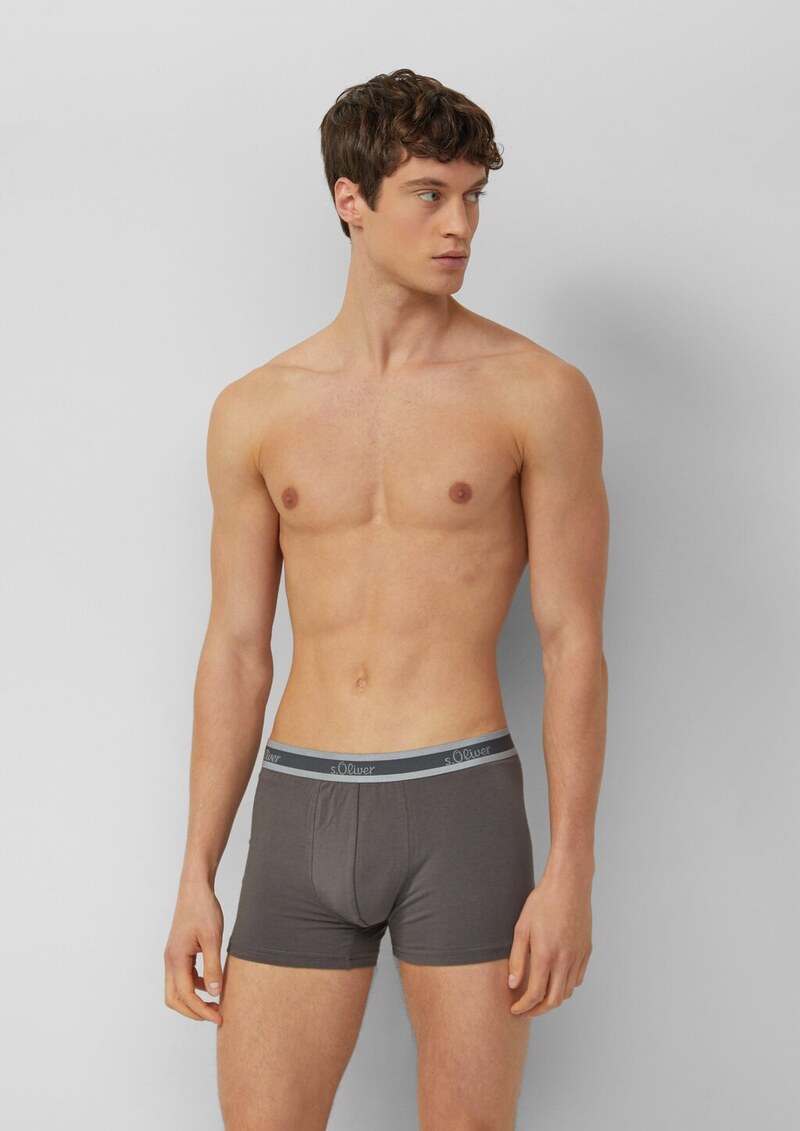 3er-Pack Boxershorts mit abgesetztem Gummizugbund