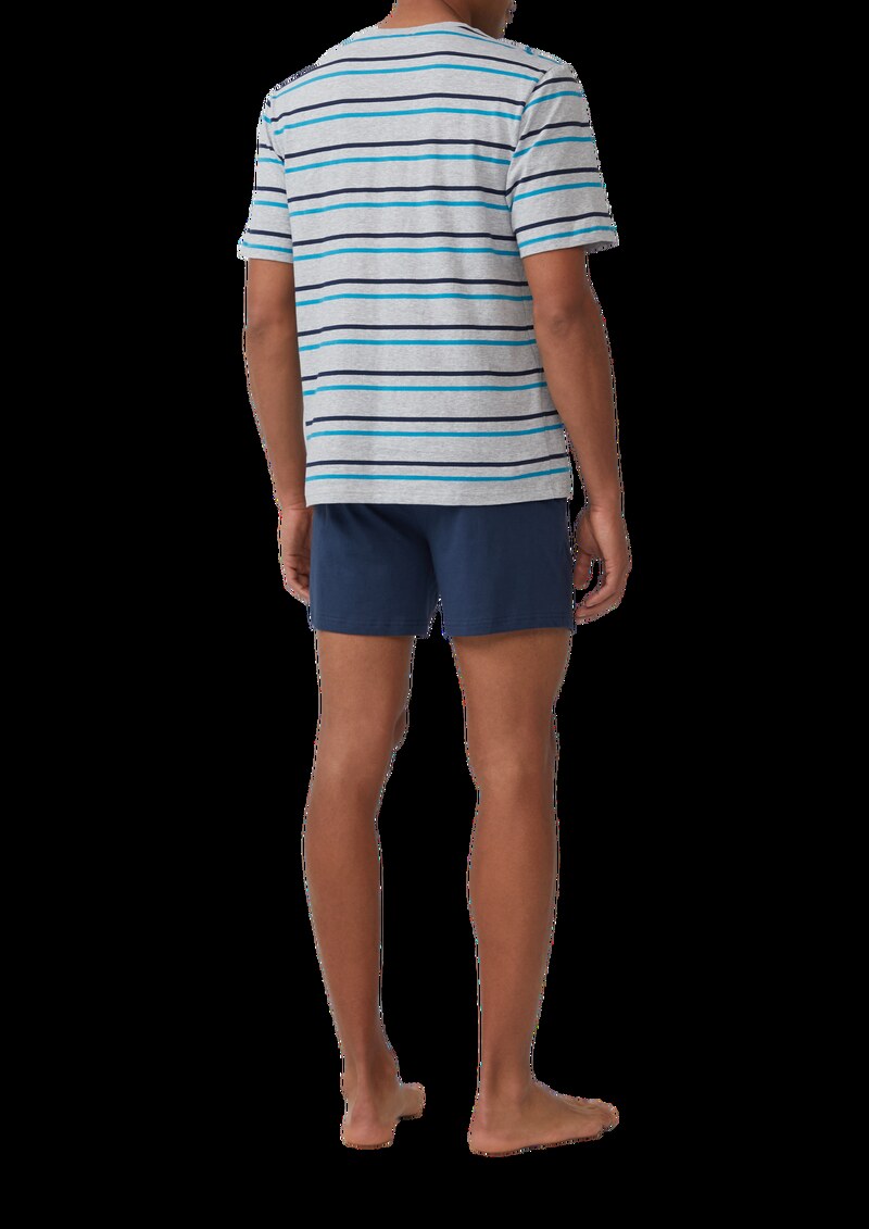 Pyjama-Shorts aus Baumwolle mit Eingrifftaschen