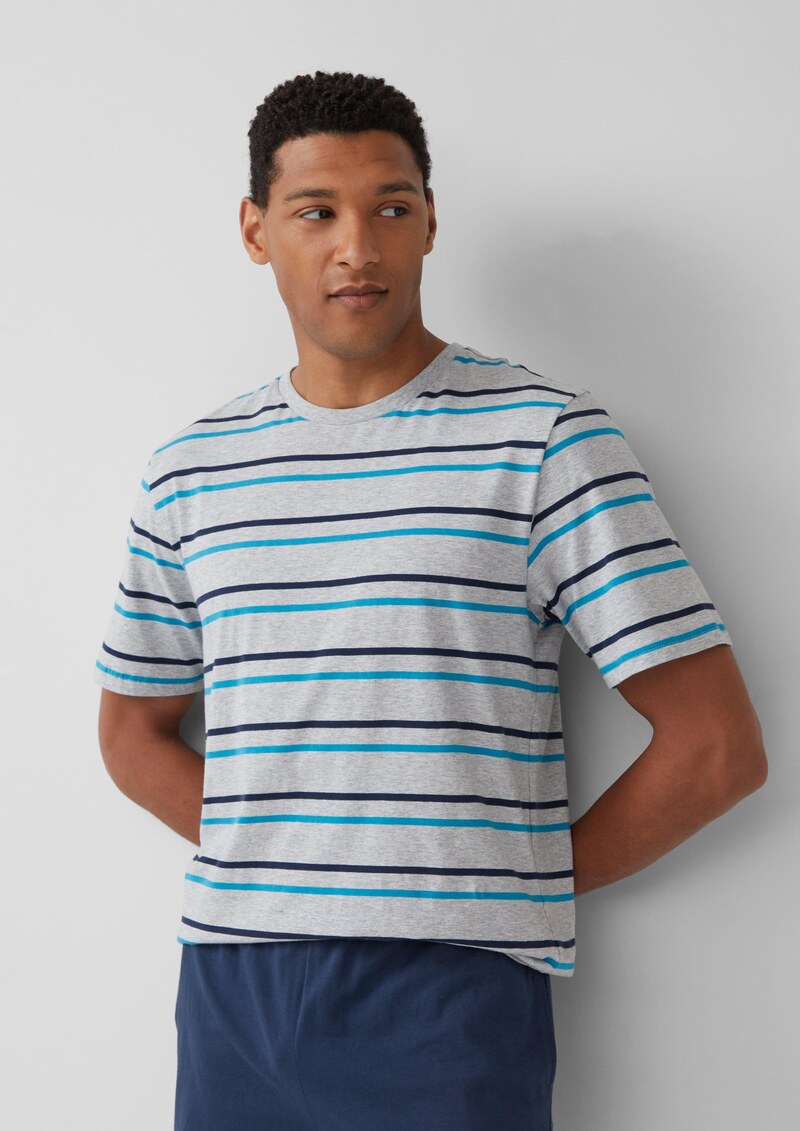 Pyjama-Shorts aus Baumwolle mit Eingrifftaschen