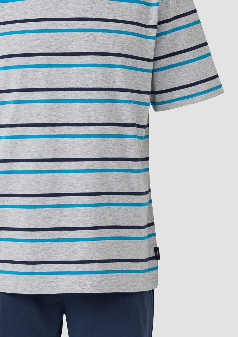 Pyjama-Shorts aus Baumwolle mit Eingrifftaschen