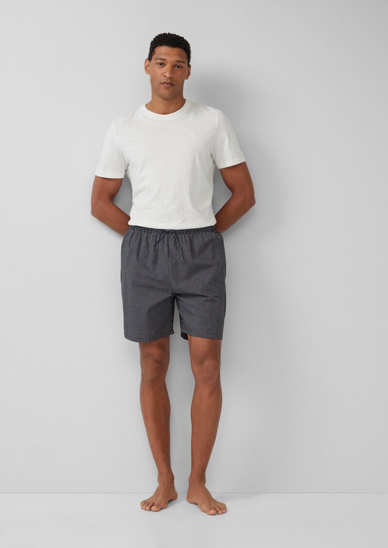 Pyjama-Shorts mit Eingrifftaschen