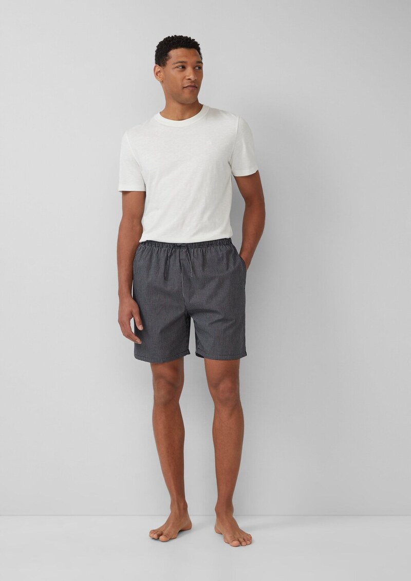 Pyjama-Shorts mit Eingrifftaschen